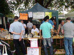 Wolverhampton Chess Club Stall at Wolverhampton Show.