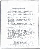 Photocopy of Wolverhampton Chess Club minutes collection archive. page 1