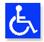 Wheelchair symbol