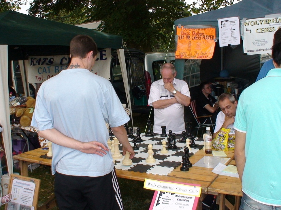 Matthew Tudor of Wolverhampton Chess Club