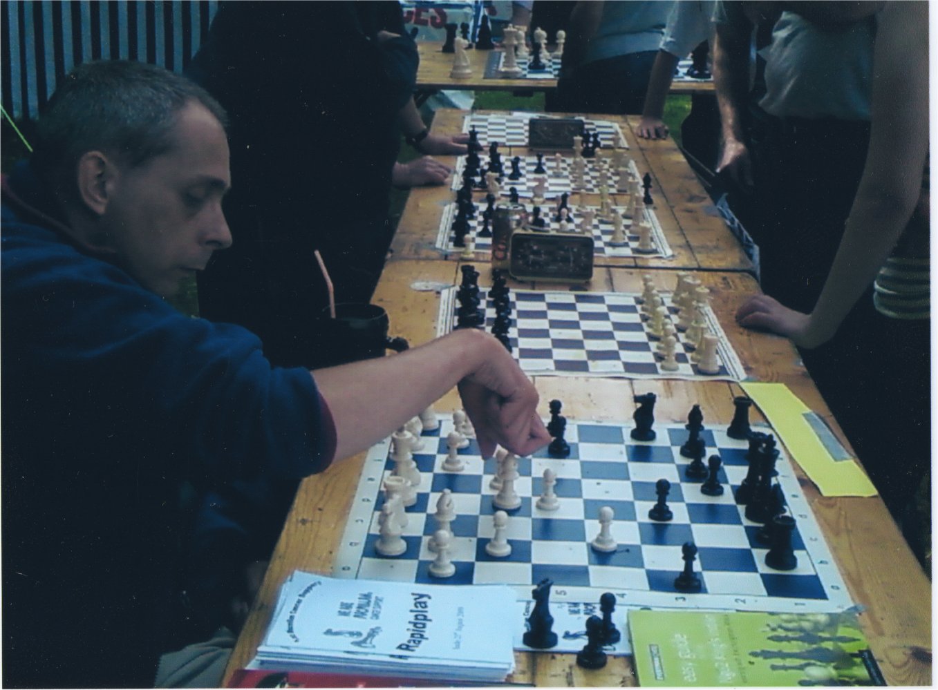 Paul Walters makes a move 